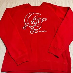 Glossier sweatshirt